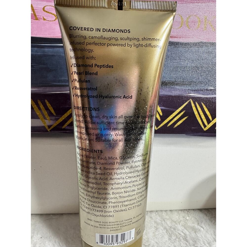 Nakery Beauty Diamond Glow Blur Perfector w/ Diamond Peptides & Pearls - Picture 2 of 3